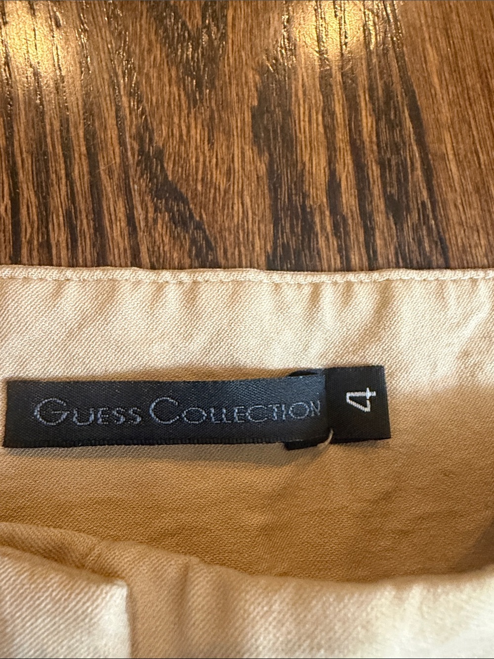 Guess Collection Tan Eyelet Cropped Dress Pants - Picture 2 of 6